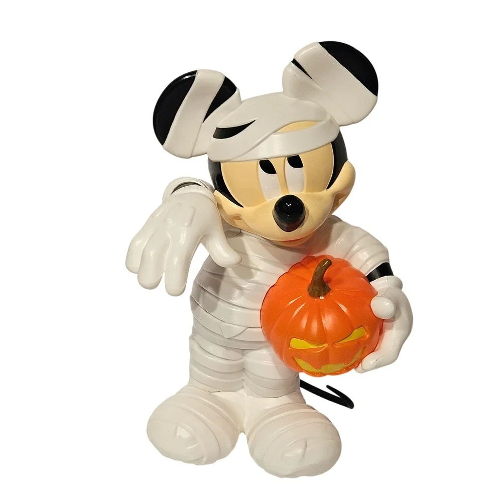 Disney Popcorn Bucket Mickey Mouse Mummy White Halloween Pumpkin Lanyard 2023